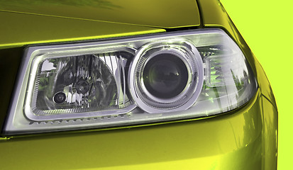 Image showing Car headlight