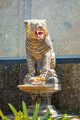 Image showing a tiger statue in Bali Indonesia