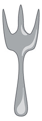 Image showing Fork vector or color illustration