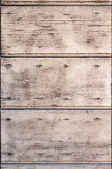 Image showing old white colored wooden background decoration