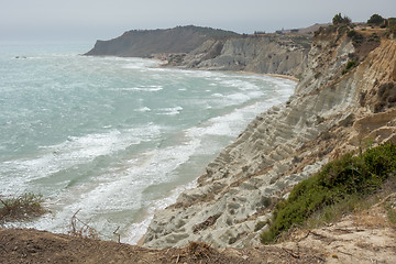 Image showing ocean beach at Sicily Italy