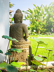 Image showing buddha statue sign for peace and wisdom
