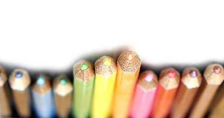 Image showing Close-up pencil.