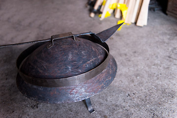 Image showing A blacksmith shop