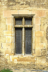 Image showing window on old castle wall