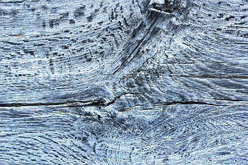 Image showing weathered surface of oak wooden plank