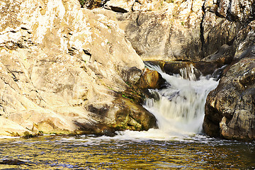 Image showing mountain water stream detail