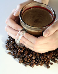 Image showing Cup with coffee