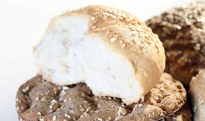 Image showing Assortment of baked bread