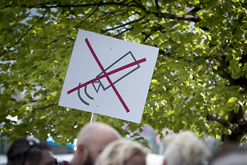 Image showing Toll Road Protest