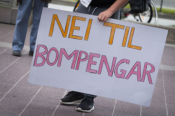 Image showing Toll Road Protest