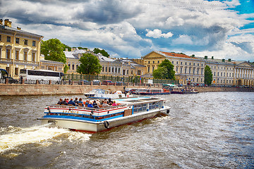 Image showing View of Fontanka river, Saint-Petersburg 