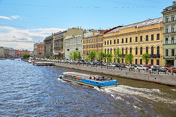 Image showing Fontanka river, Saint Petersburg, Russia