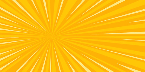 Image showing pop art sun background