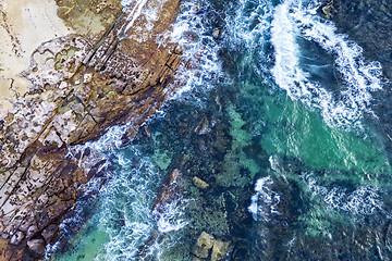 Image showing Cronulla Sea Coast aerial views Australia