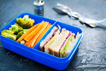 Image showing food in lunch box