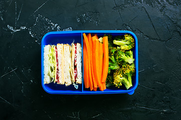 Image showing food in lunch box