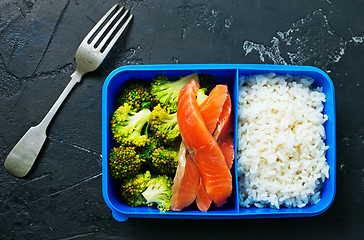 Image showing food in lunch box