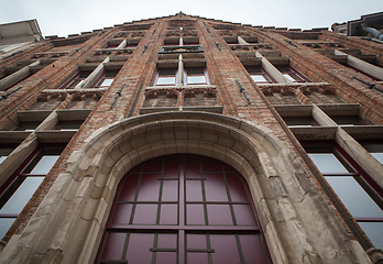 Image showing Historic facade of Bruges