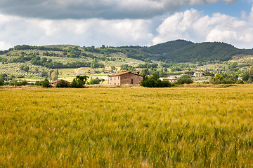 Image showing landscape mood in Italy Marche