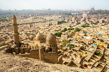 Image showing Mosque and Mausoleum of Shahin Al-Khalwati view over Cairo