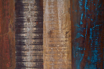 Image showing Wooden grunge wooden painted texture. 