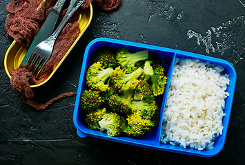 Image showing food in lunch box