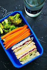 Image showing food in lunch box