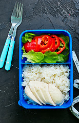 Image showing food in lunch box