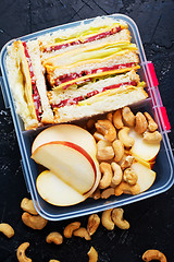 Image showing food in lunch box