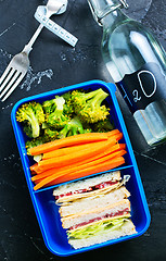 Image showing food in lunch box