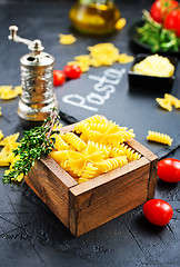 Image showing raw pasta