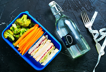 Image showing food in lunch box