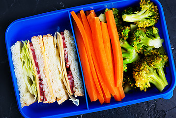 Image showing food in lunch box