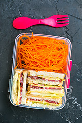 Image showing food in lunch box