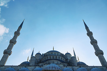 Image showing Blue Mosque Sultan Ahmet Cami in Istanbul Turkey