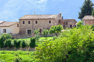 Image showing nice view in Italy Marche near Camerino