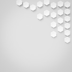 Image showing hexagonal shapes background