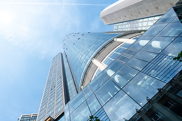 Image showing Frankfurt Germany with some skyscrapers