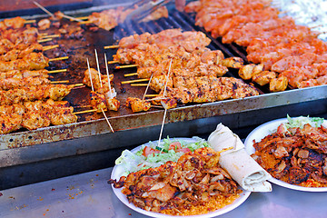 Image showing Chicken Skewers