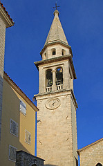 Image showing Budva Chuch Tower