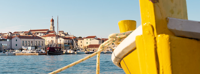 Image showing Mediterranean town of Betina, Island of Murter, Croatia