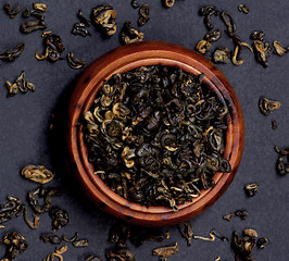 Image showing Green Tea Golden Snail