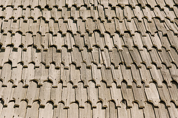 Image showing Wooden Roof Background