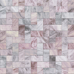 Image showing marble pavers or tiles