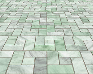 Image showing marble pavers or tiles