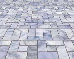 Image showing marble pavers or tiles