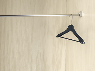 Image showing Empty coat hanger