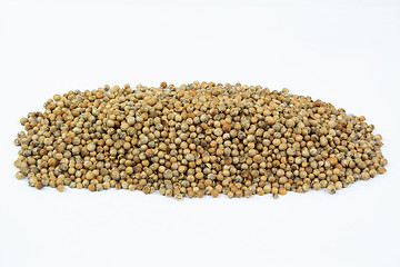 Image showing Seeds of coriander on pile. 