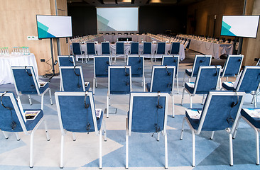 Image showing interior of big modern conference room